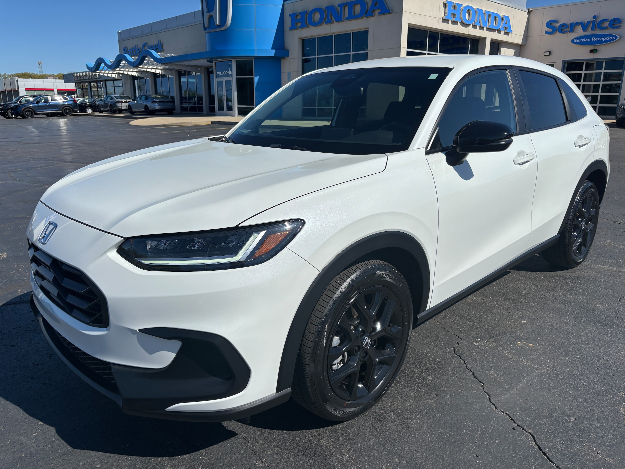 Certified 2024 Honda HR-V Sport with VIN 3CZRZ2H50RM713168 for sale in Battle Creek, MI