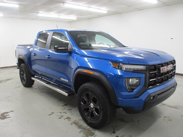 Dynamic Blue 2024 GMC Canyon Elevation Crew Cab 4WD Pickup Truck Four-Wheel Drive 8-Speed Automatic