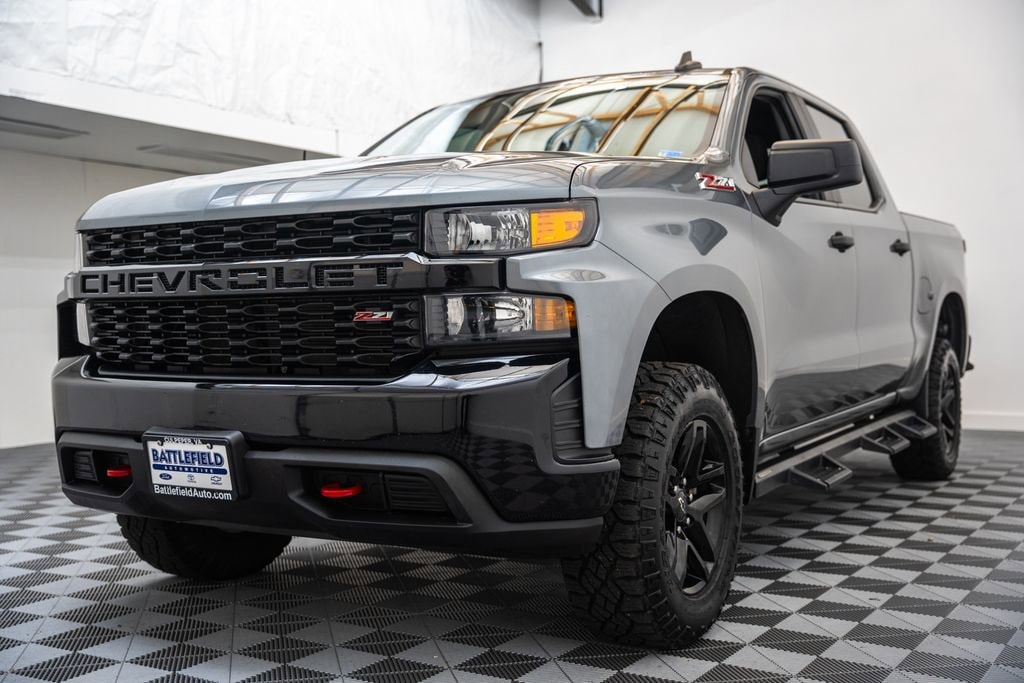 Used 2021 Chevrolet Silverado 1500 Custom Trail Boss Truck Crew Cab