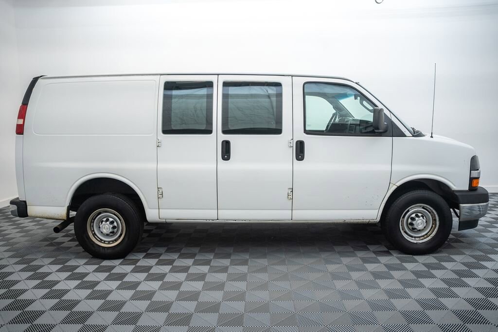 Used 2017 Chevrolet Express Cargo 3500 JET Black Van Cargo Van
