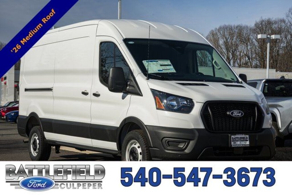 New 2026 Ford Transit-250 Cargo Base Van Medium Roof Van
