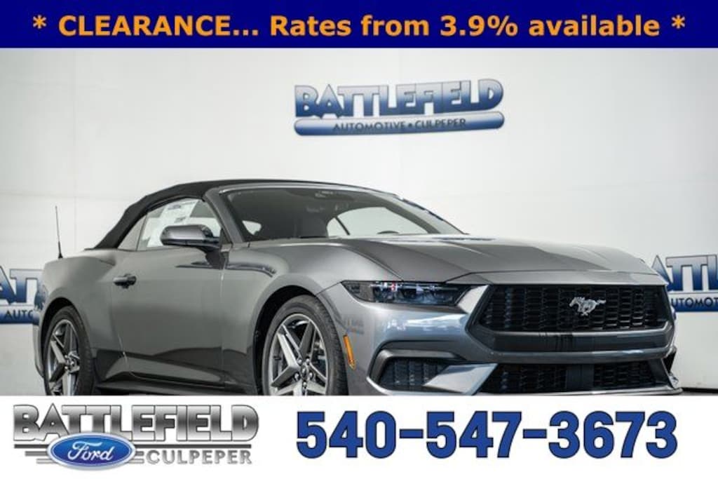 New 2025 Ford Mustang Ecoboost Convertible