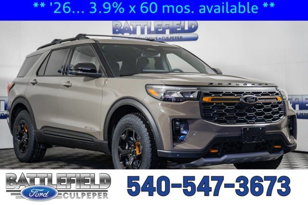 New 2026 Ford Explorer Tremor SUV