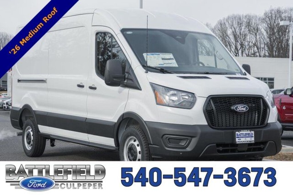 New 2026 Ford Transit-250 Cargo Base Van Medium Roof Van