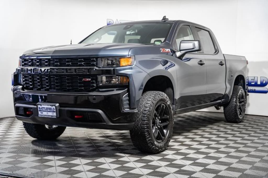 Used 2022 Chevrolet Silverado 1500 LTD Custom Trail Boss Truck Crew Cab