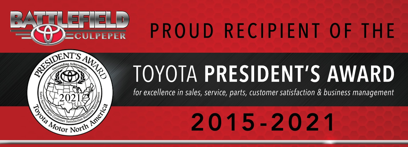 Battlefield Toyota New Toyota Dealership in Culpeper, VA