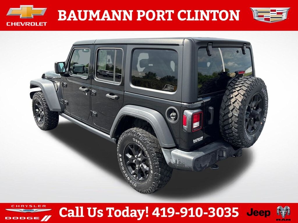 Used 2022 Jeep Wrangler Unlimited Willys SUV