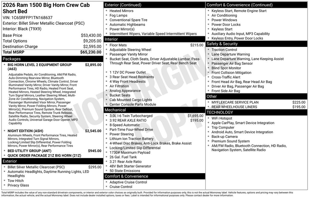 2026 RAM 1500 Big Horn/Lone Star - Photo 31