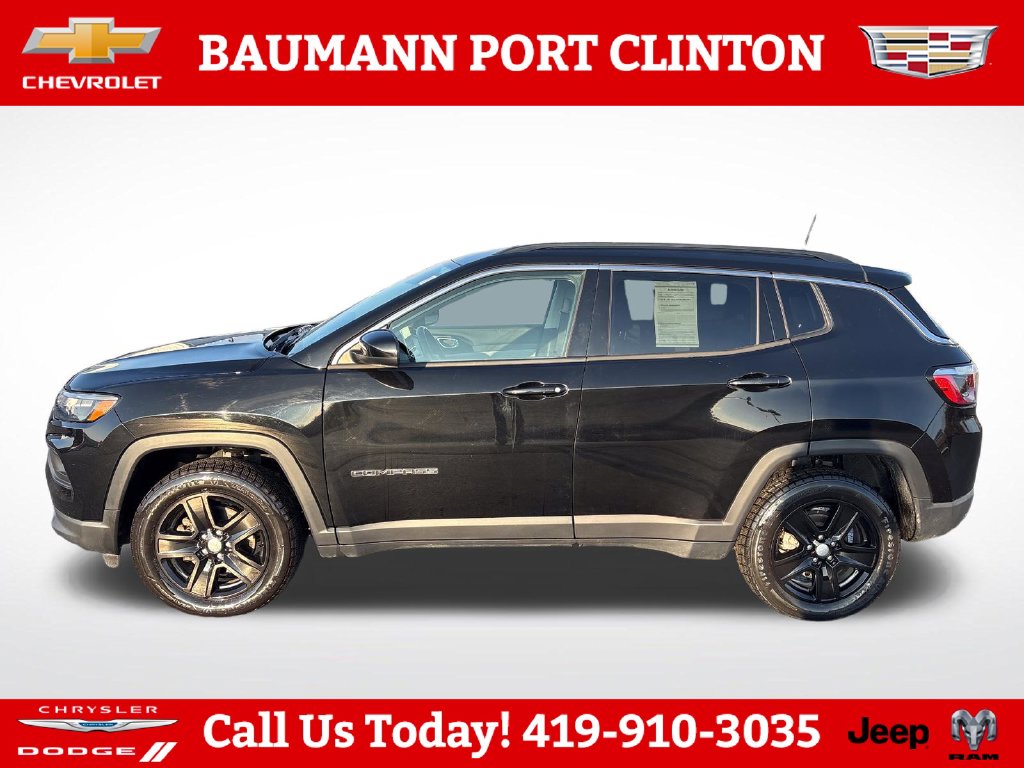 Used 2022 Jeep Compass Latitude with VIN 3C4NJDBB8NT208372 for sale in Port Clinton, OH