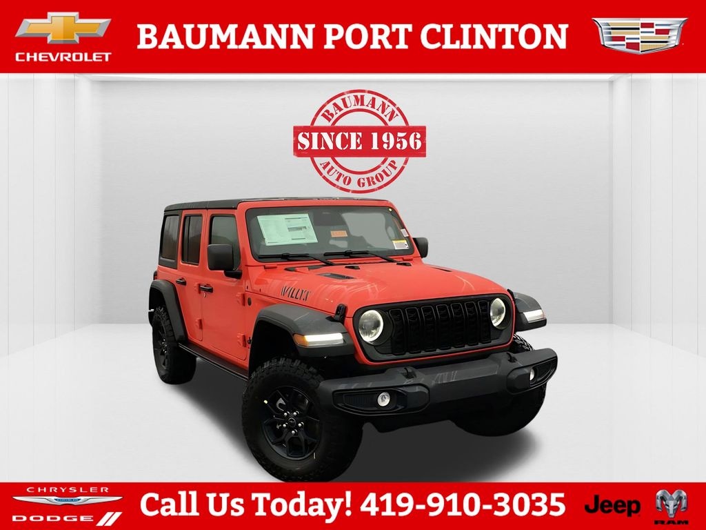 New 2026 Jeep Wrangler 4-DOOR WILLYS Sport Utility