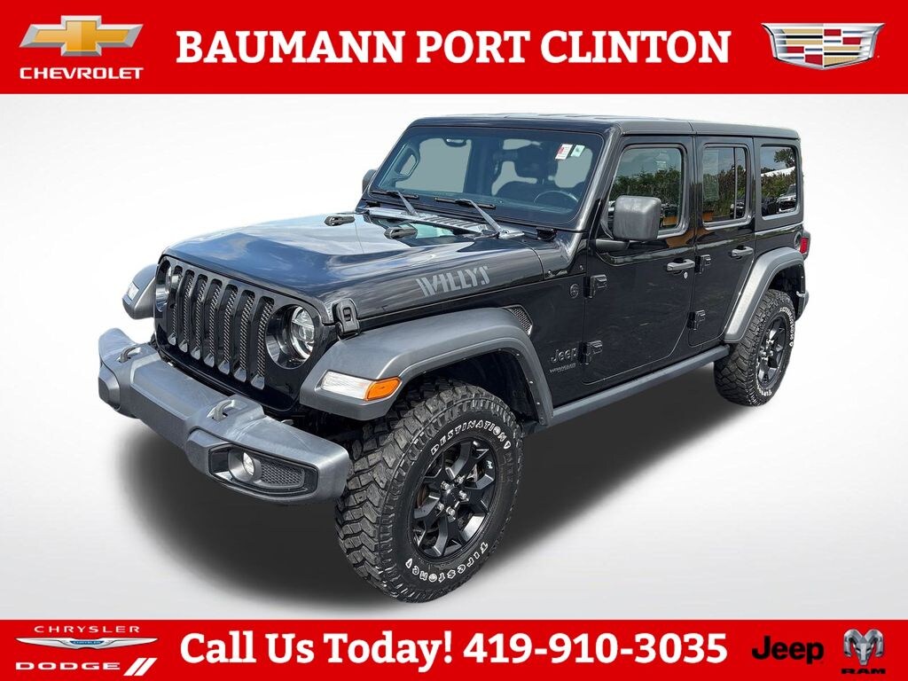 Used 2022 Jeep Wrangler Unlimited Willys SUV