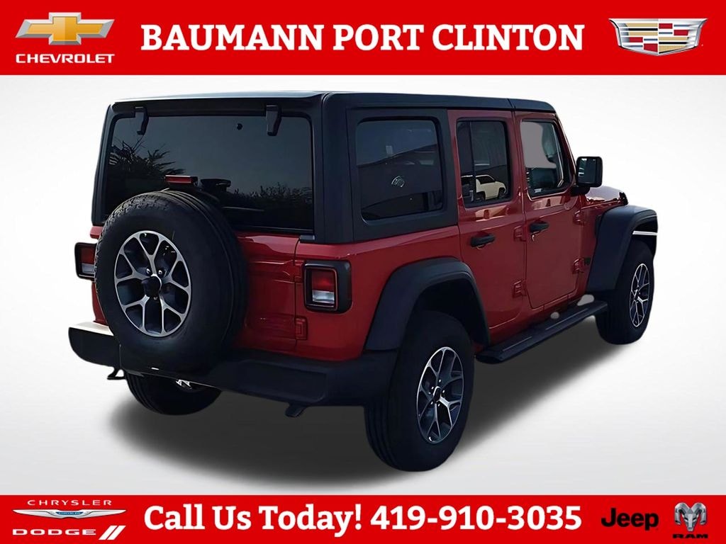 New 2024 Jeep Wrangler 4-DOOR SPORT S Sport Utility