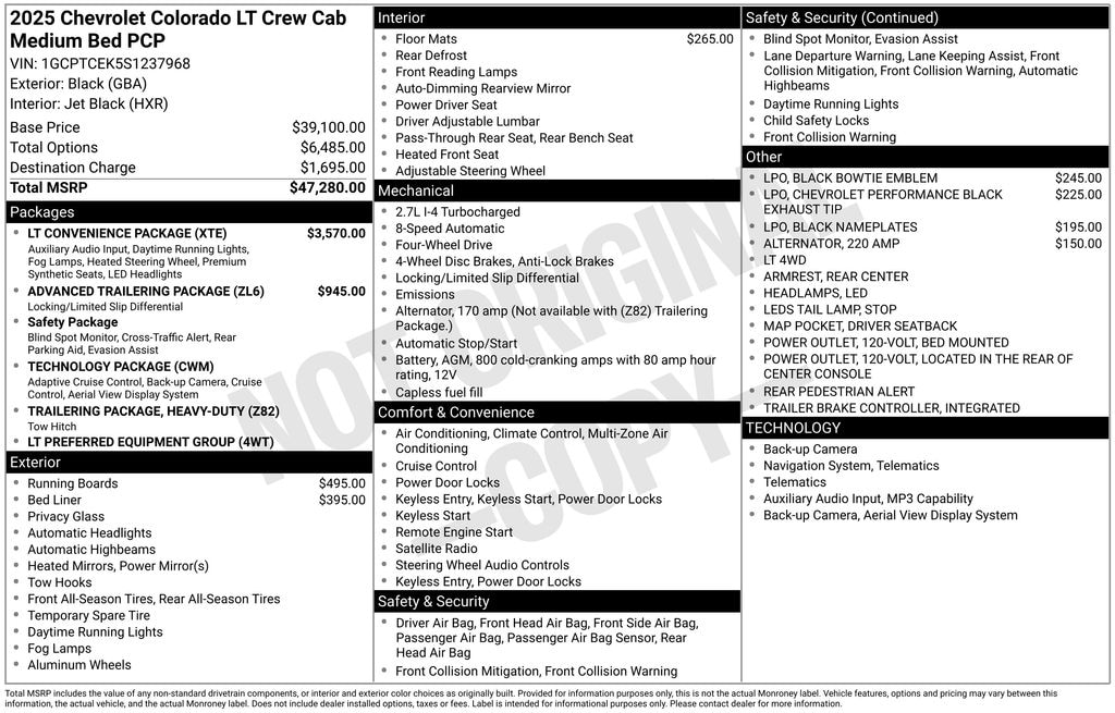 Used 2025 Chevrolet Colorado LT Truck