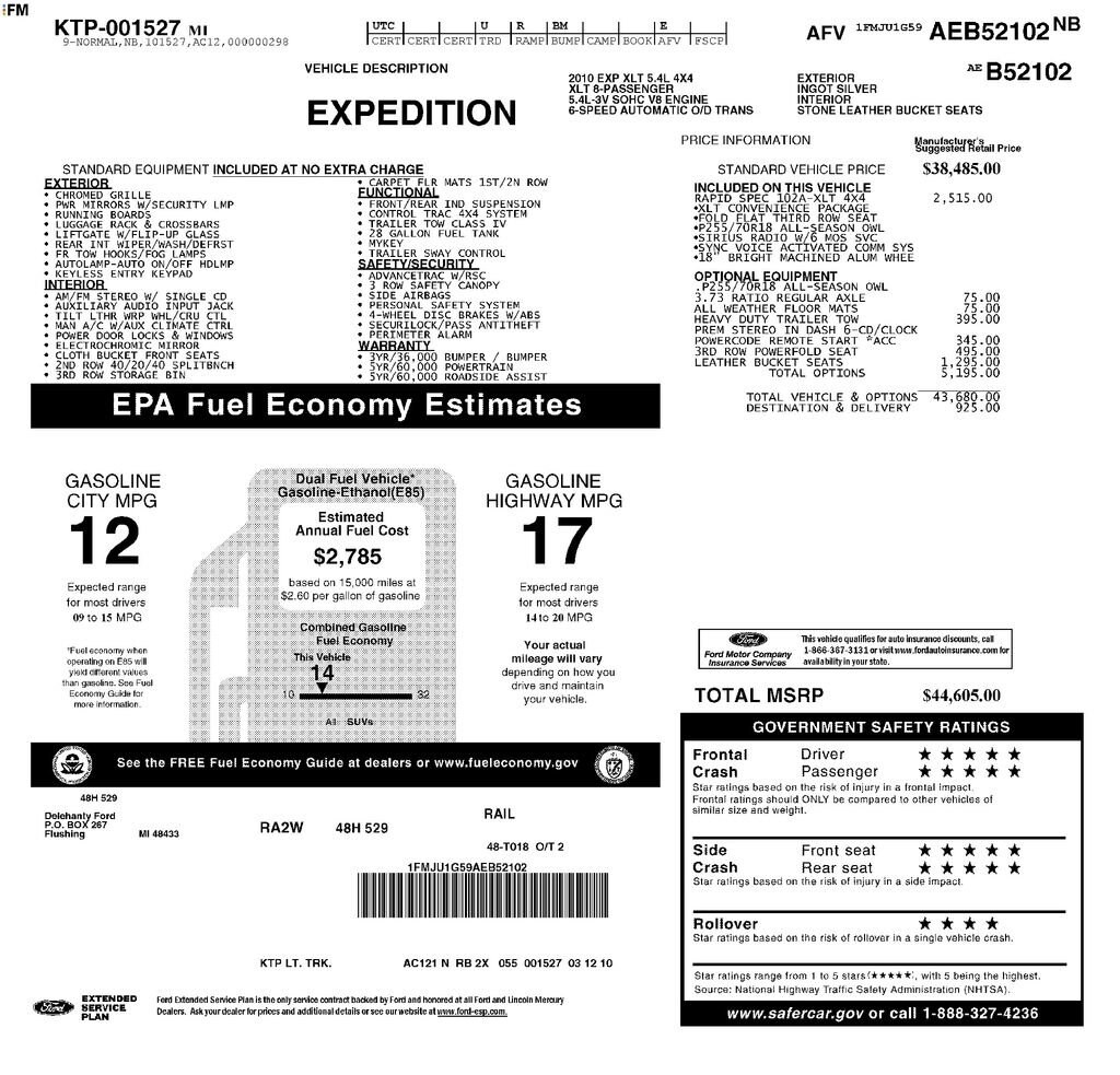 Used 2010 Ford Expedition SSV