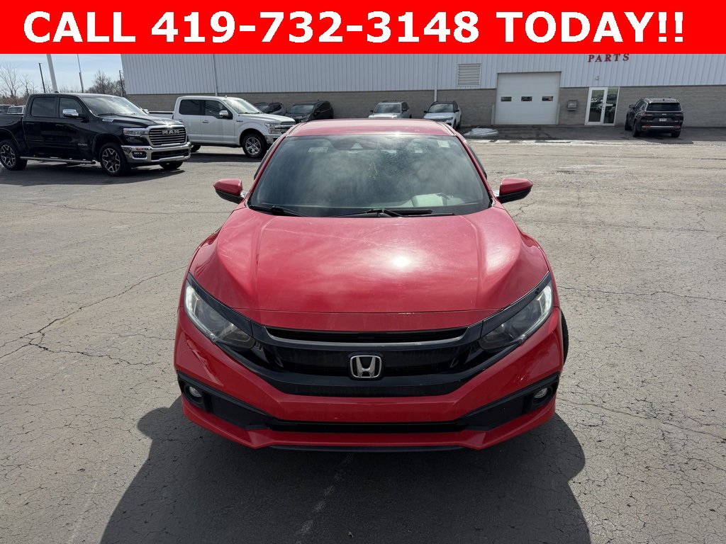 Used 2020 Honda Civic Sport with VIN 2HGFC2F8XLH510027 for sale in Port Clinton, OH