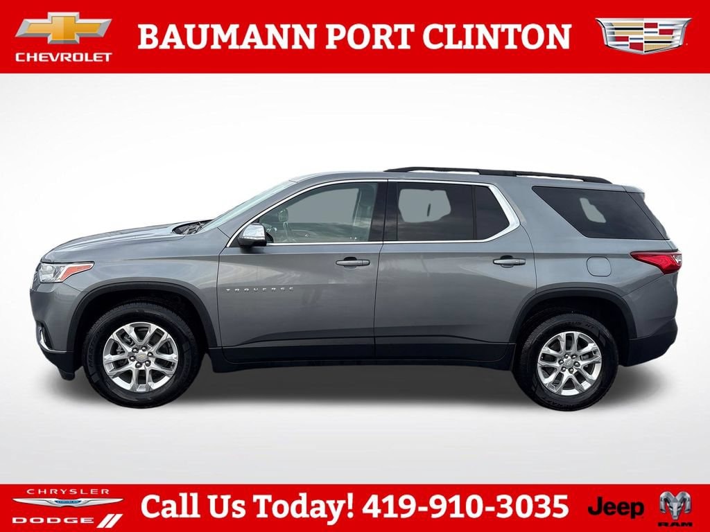 Used 2021 Chevrolet Traverse 3LT with VIN 1GNEVHKW3MJ166124 for sale in Port Clinton, OH
