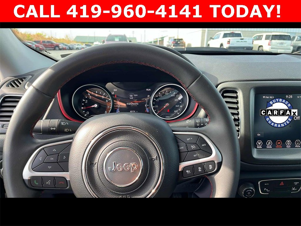 Used 2021 Jeep Compass Trailhawk with VIN 3C4NJDDB3MT594341 for sale in Port Clinton, OH