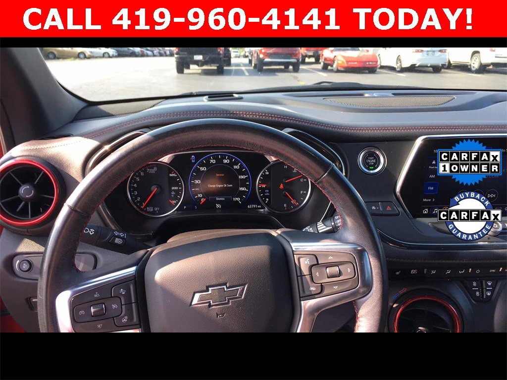 Used 2021 Chevrolet Blazer RS with VIN 3GNKBKRS4MS550990 for sale in Port Clinton, OH