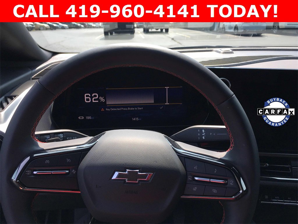 Used 2024 Chevrolet Equinox EV RS with VIN 3GN7DSRP6RS254744 for sale in Port Clinton, OH