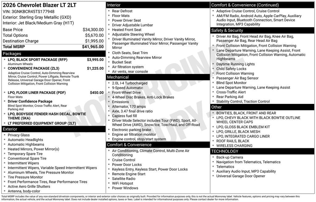 2026 Chevrolet Blazer 2LT - Photo 12