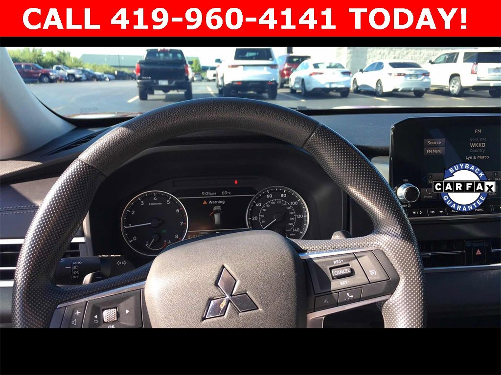 Used 2022 Mitsubishi Outlander ES with VIN JA4J3TA84NZ040970 for sale in Port Clinton, OH