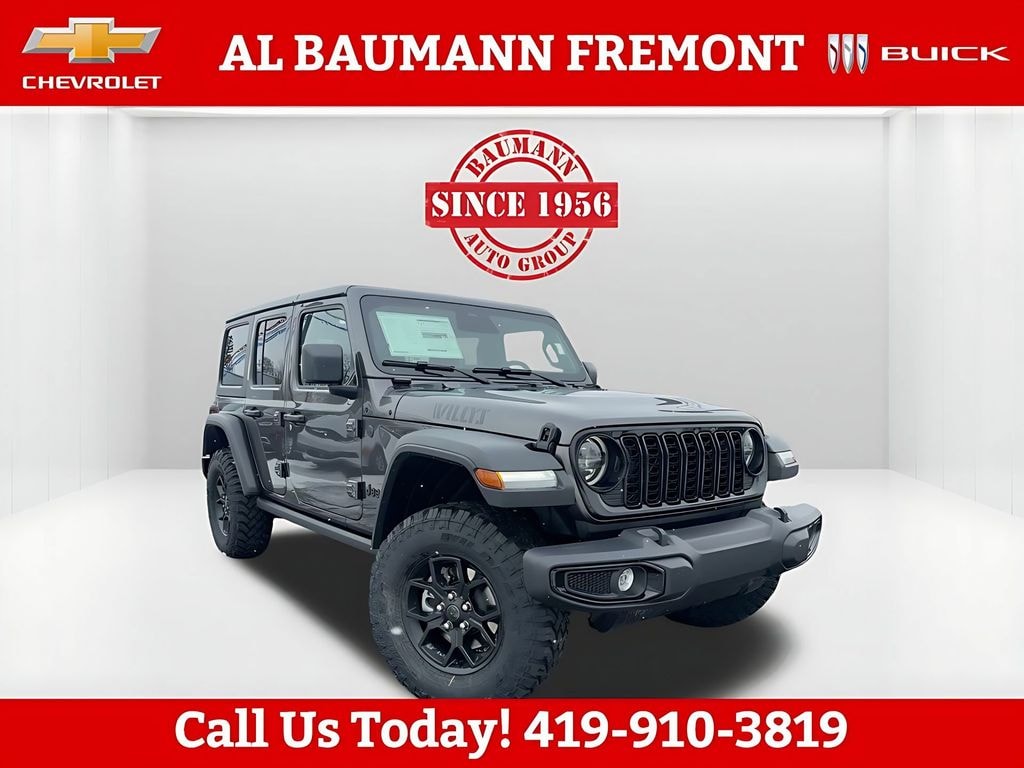 New 2026 Jeep Wrangler 4-DOOR WILLYS Sport Utility