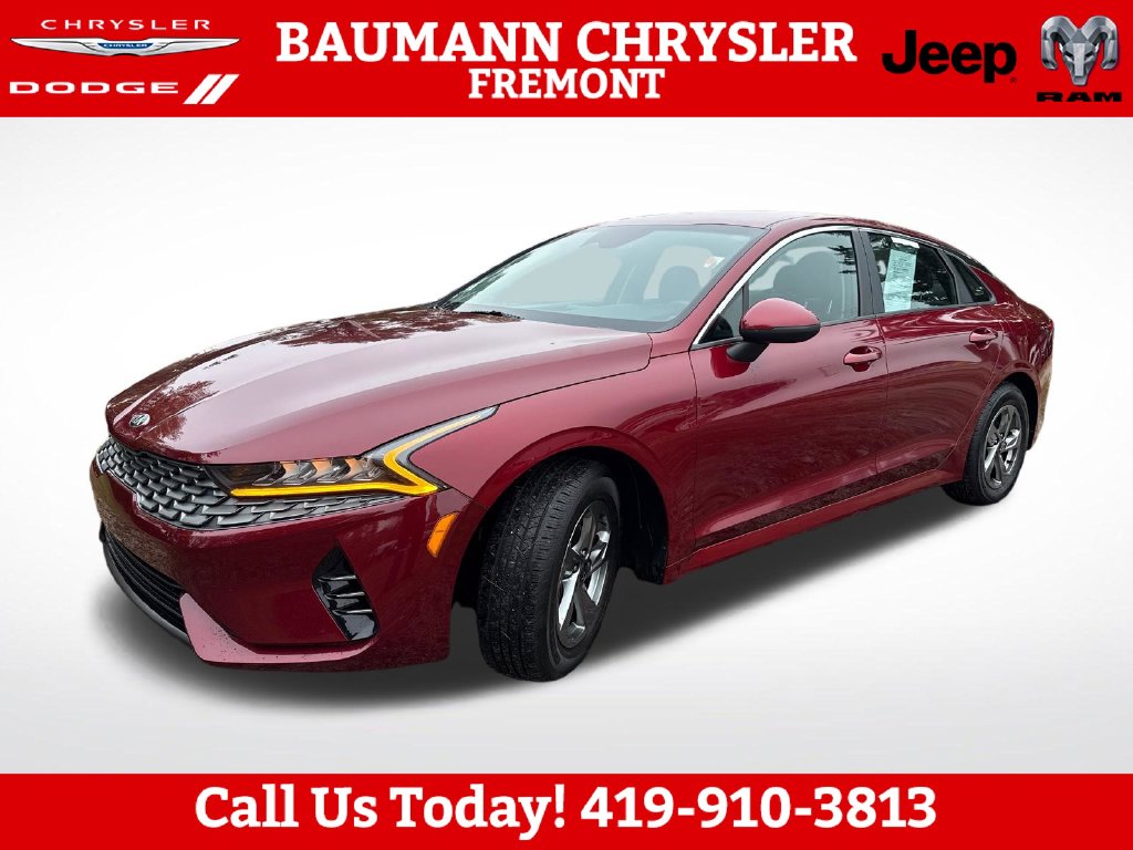 Used 2021 Kia K5 LXS with VIN 5XXG14J28MG014400 for sale in Fremont, OH
