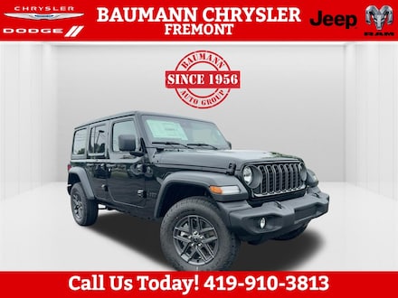 Featured new 2025 Jeep Wrangler 4-DOOR SPORT S Sport Utility for sale in Port Clinton, OH