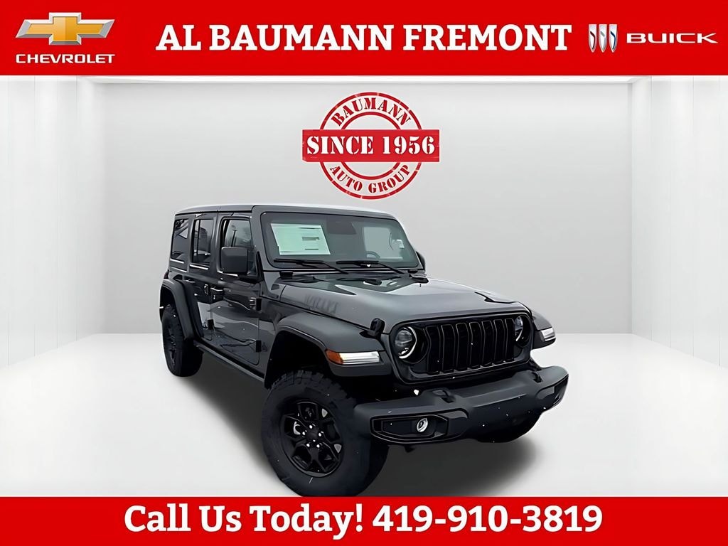 New 2026 Jeep Wrangler 4-DOOR WILLYS Sport Utility