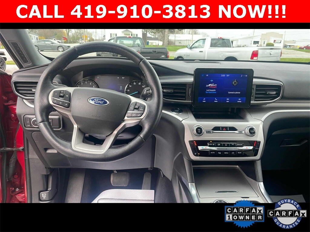 Used 2022 Ford Explorer XLT with VIN 1FMSK8DH5NGA23334 for sale in Fremont, OH