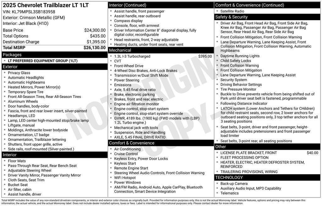 2025 Chevrolet Trailblazer LT - Photo 28