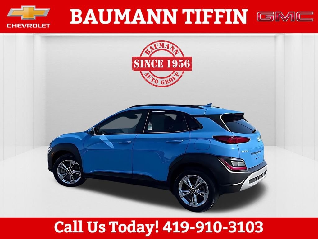 Used 2022 Hyundai Kona SEL with VIN KM8K3CAB2NU912321 for sale in Tiffin, OH