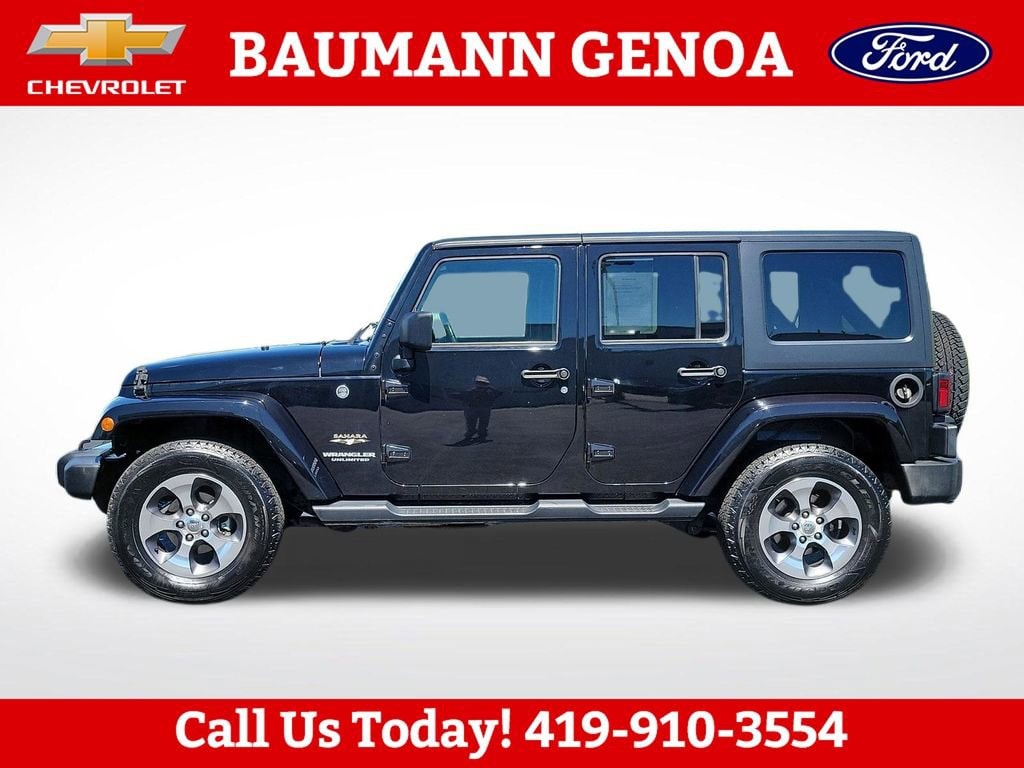 Used 2016 Jeep Wrangler Unlimited Sahara with VIN 1C4HJWEG4GL301114 for sale in Genoa, OH