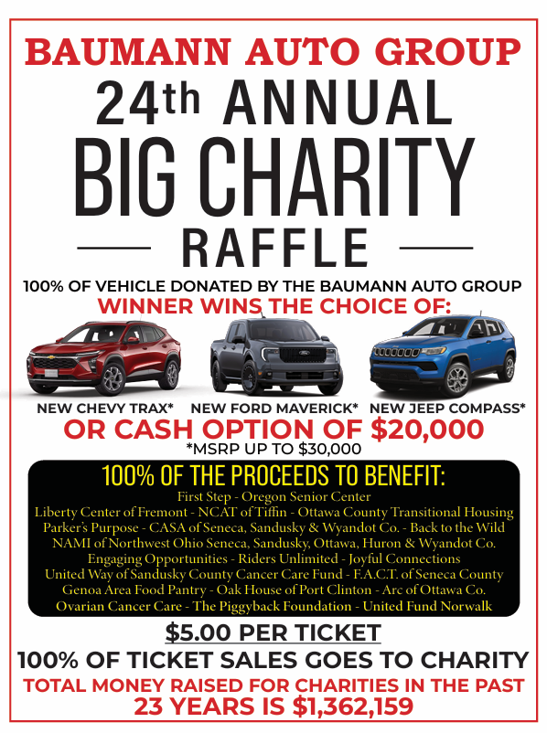 Baumann Big Charity Raffle | Baumann Chevrolet Genoa