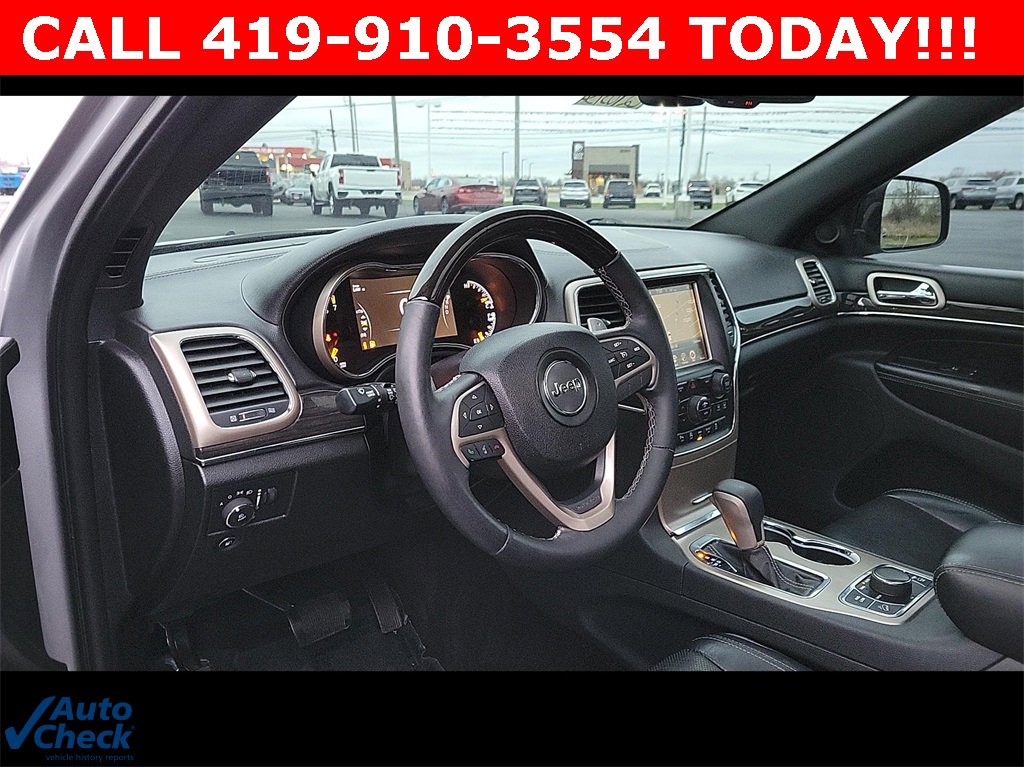 Used 2016 Jeep Grand Cherokee Overland with VIN 1C4RJFCG0GC319522 for sale in Port Clinton, OH