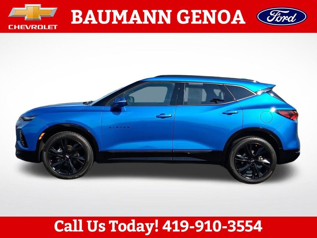 Used 2021 Chevrolet Blazer RS with VIN 3GNKBERS7MS515443 for sale in Genoa, OH