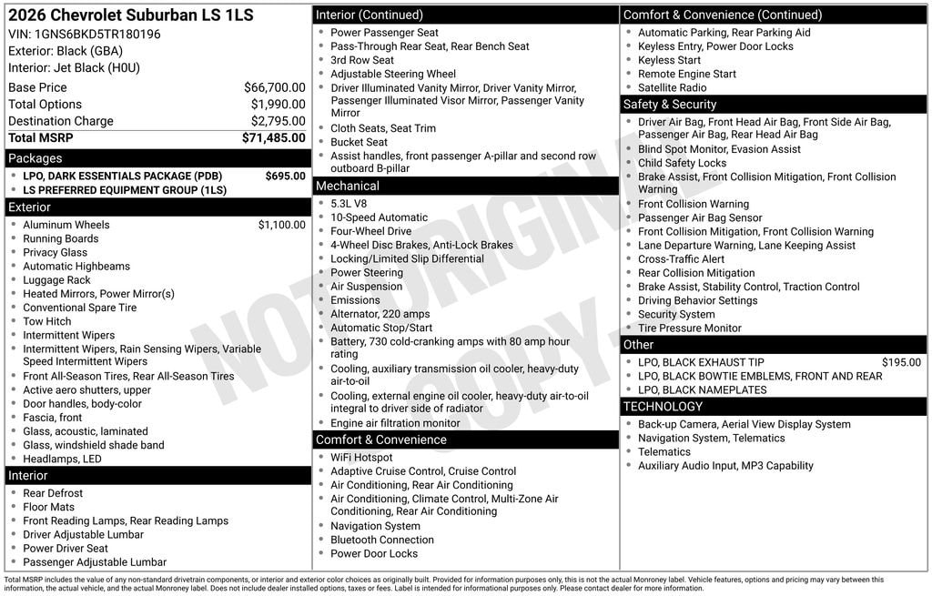 2026 Chevrolet Suburban LS - Photo 28
