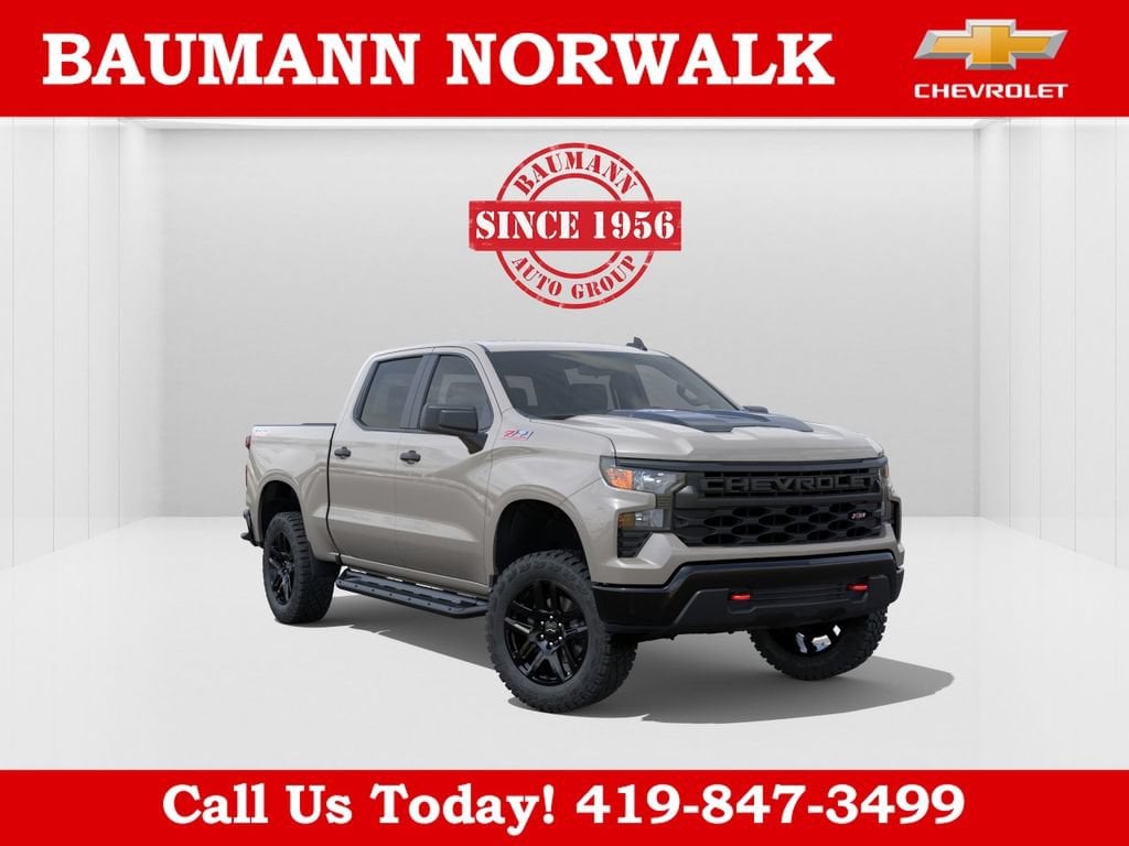 New 2026 Chevrolet Silverado 1500 Custom Trail Boss Truck