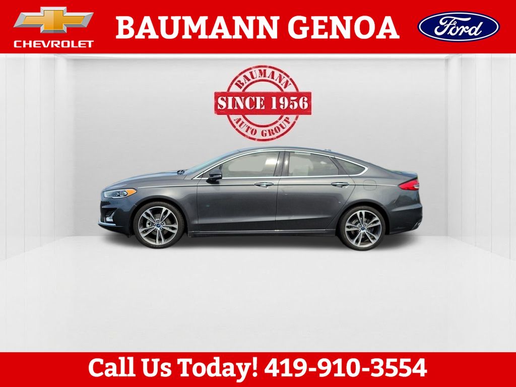 Used 2020 Ford Fusion Titanium with VIN 3FA6P0K93LR236248 for sale in Genoa, OH