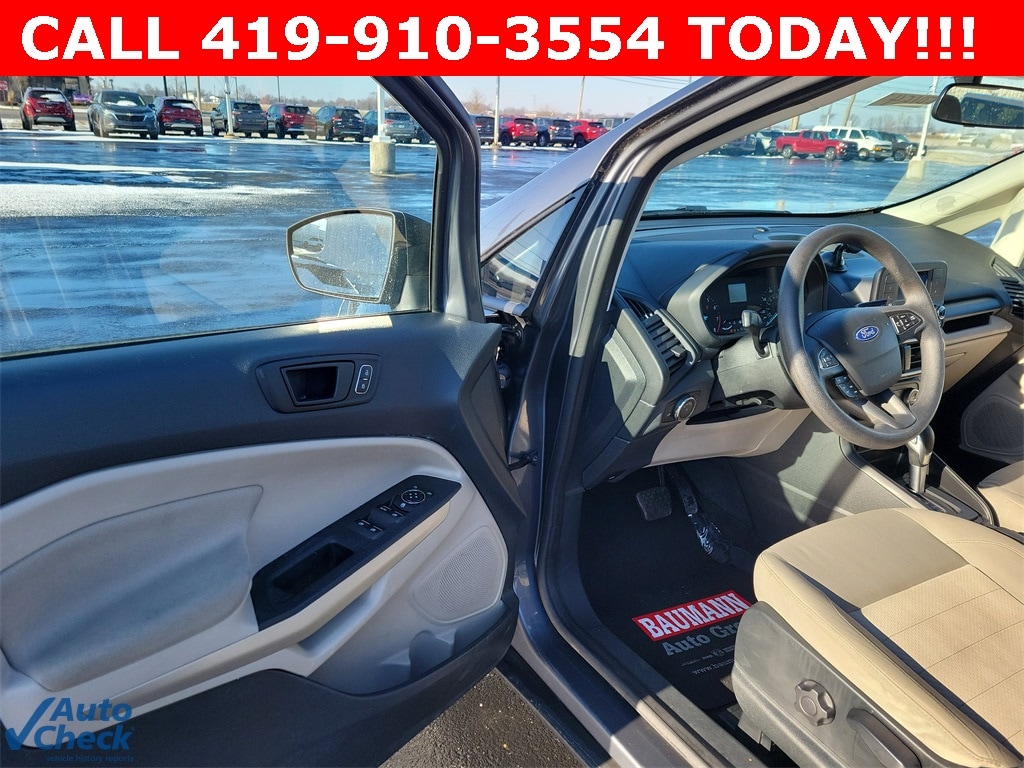 Used 2020 Ford Ecosport S with VIN MAJ6S3FL1LC377730 for sale in Genoa, OH