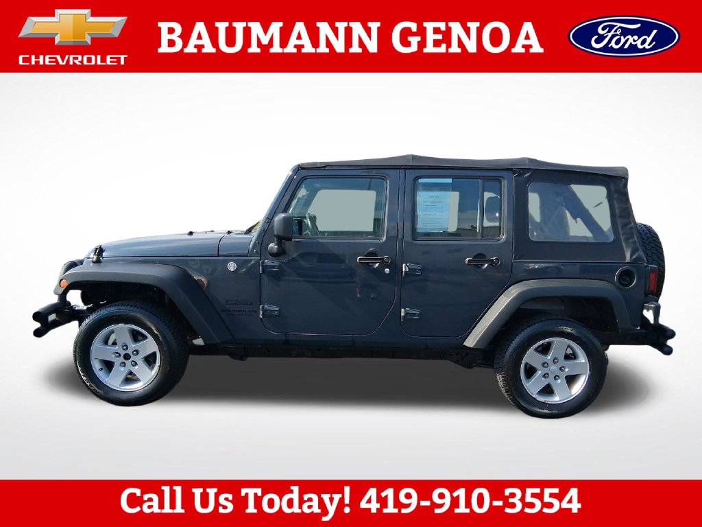 Used 2016 Jeep Wrangler Unlimited Sport with VIN 1C4BJWDG4GL197697 for sale in Genoa, OH