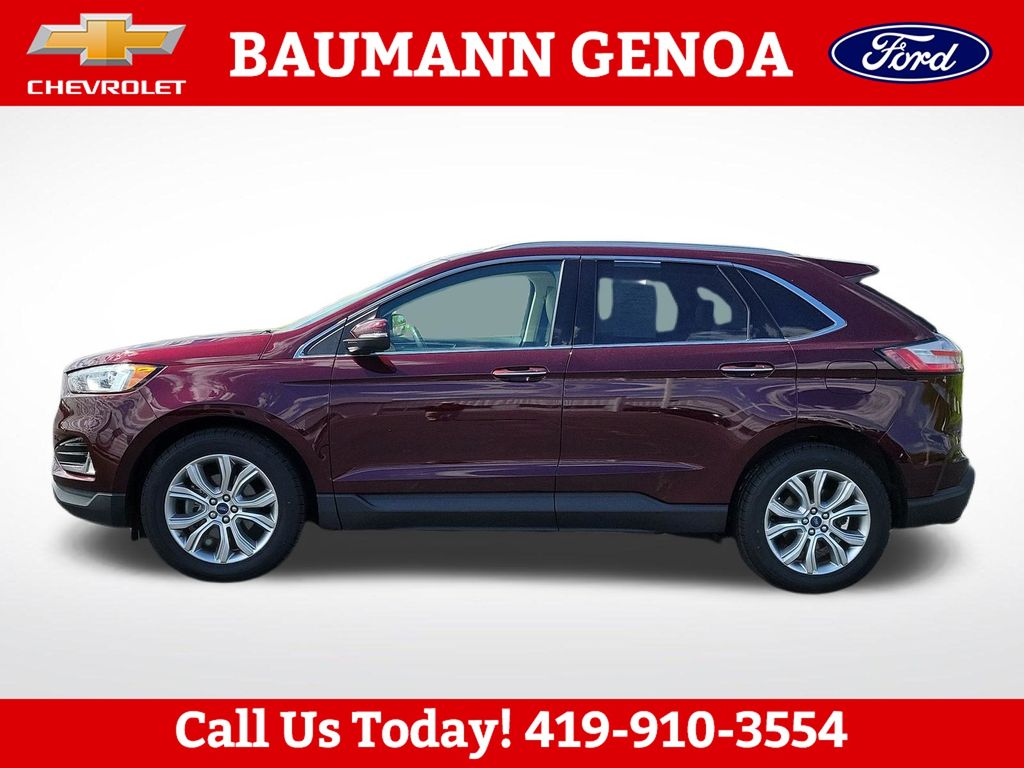 Used 2019 Ford Edge Titanium with VIN 2FMPK3K94KBB92669 for sale in Genoa, OH