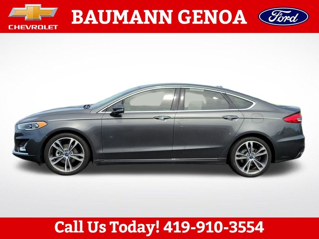 Used 2020 Ford Fusion Titanium with VIN 3FA6P0K93LR236248 for sale in Genoa, OH