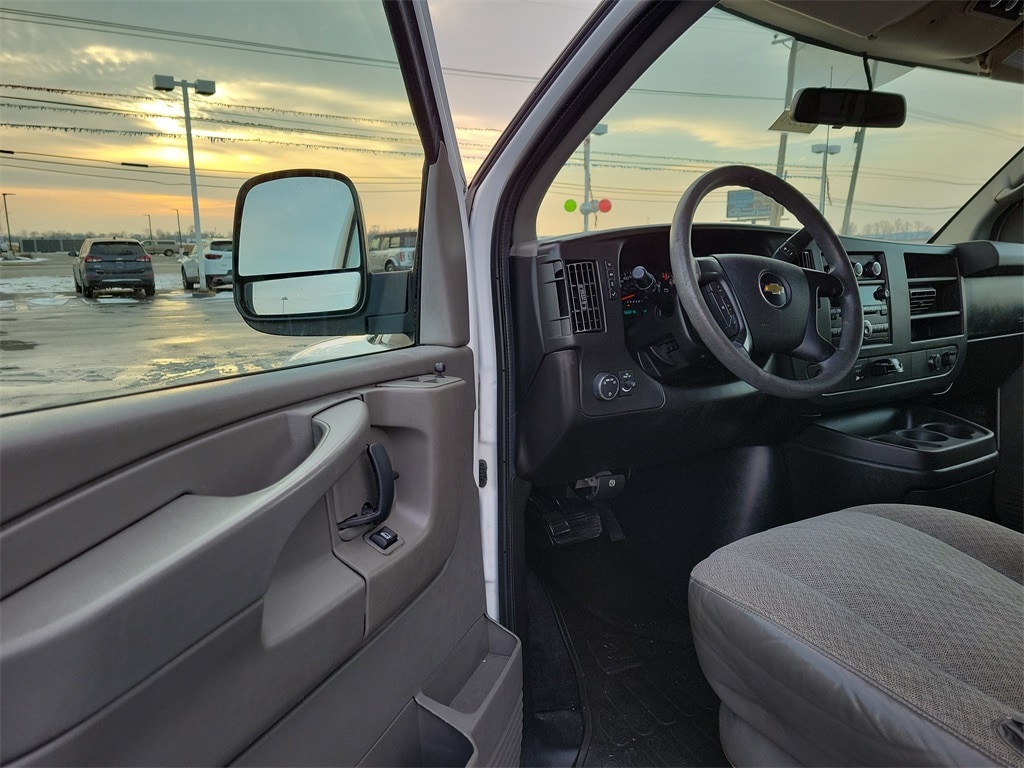 Used 2014 Chevrolet Express Passenger LS with VIN 1GAZGYFG6E1196137 for sale in Genoa, OH