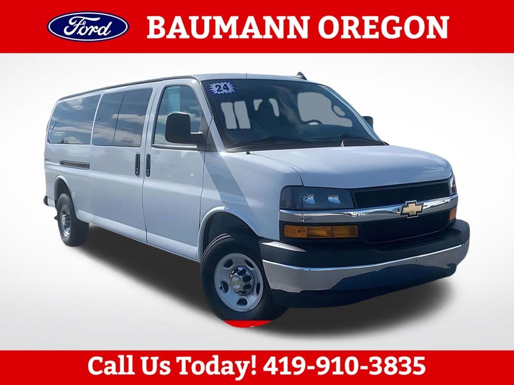Used 2024 Chevrolet Express 3500 LT Van Extended Passenger Van