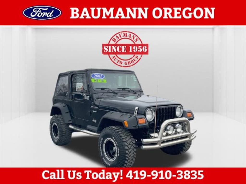 Used 2002 Jeep Wrangler Sport SUV