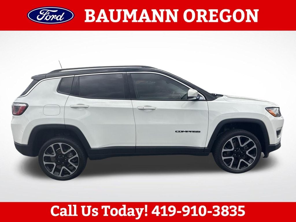 Used 2018 Jeep Compass Limited with VIN 3C4NJDCB9JT484830 for sale in Oregon, OH