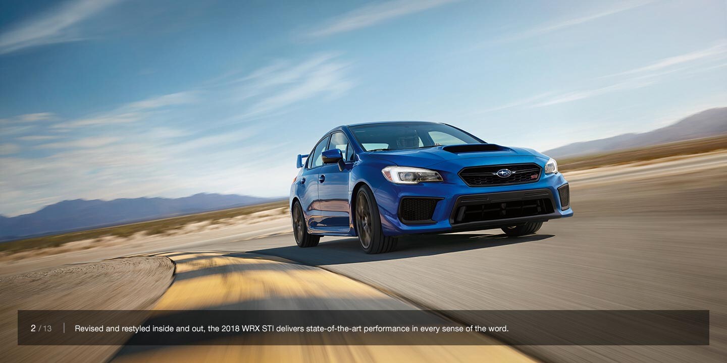 2018_Subaru_STI_Driving blue 2018 subaru sti driving