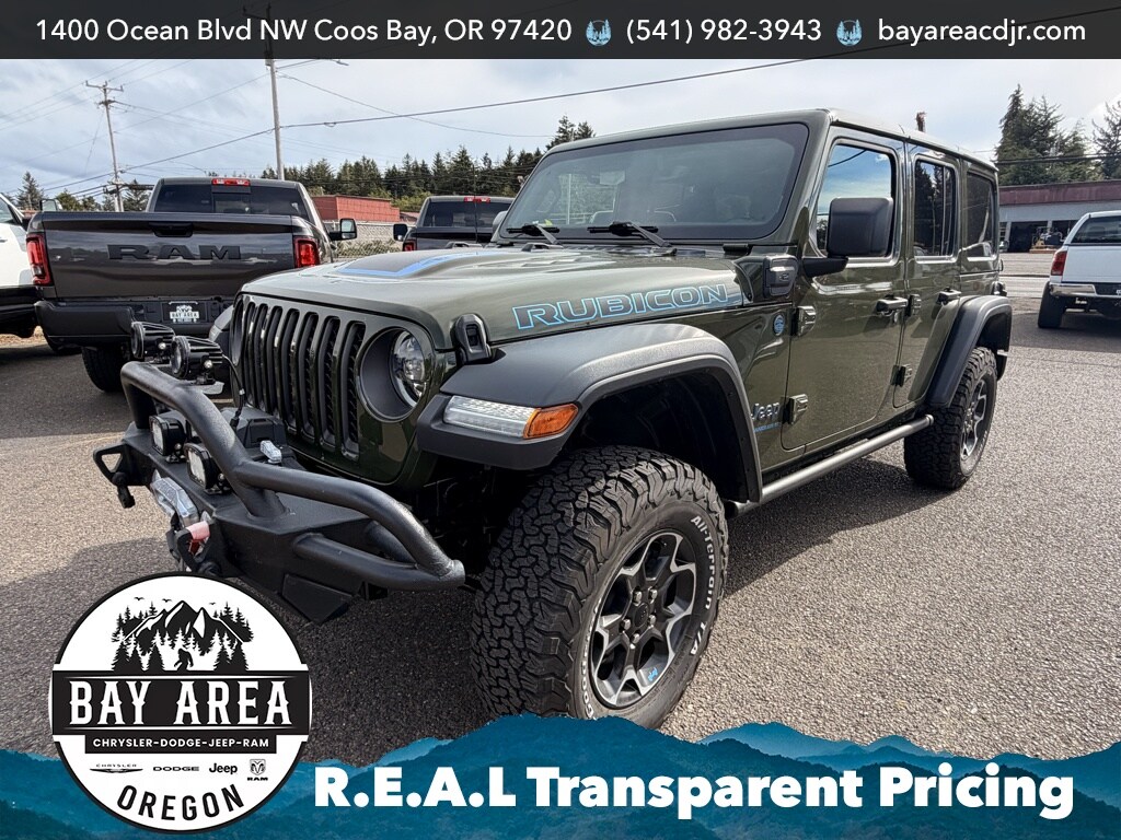 Used 2023 Jeep Wrangler 4xe Rubicon 4xe Wagon; Open Body