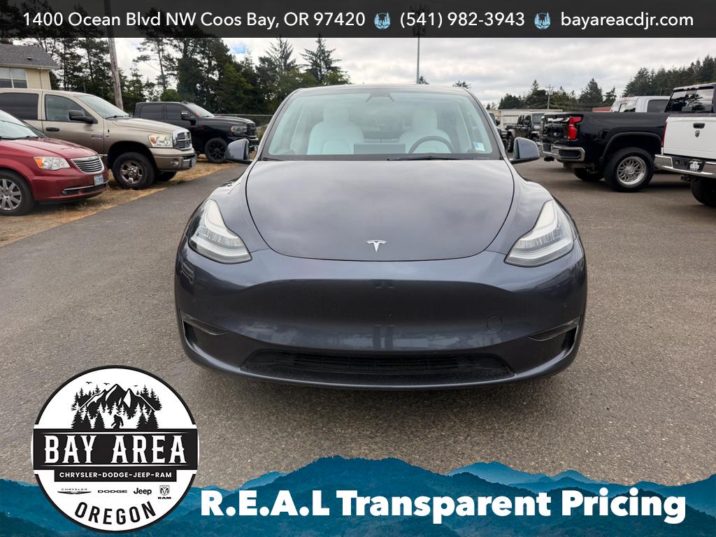 Used 2021 Tesla Model Y Long Range with VIN 5YJYGAEE4MF298634 for sale in Coos Bay, OR